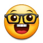 Old Samsung nerd emoji