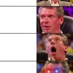 Vince McMahon police eyes wrestling 4 panel meme
