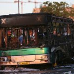 Palestinian terrorist suicide bomber bus