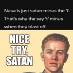 Nice try NASA Satan