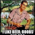Beer boobs and BBQ