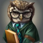 Librarian Owl Disapproves