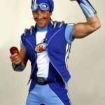 IN 2 MONTHS | MIGHT BE OLD, BUT ARE YOU THIS OLD? HAPPY EARLY BDAY MAGNUS SCHEVING! | image tagged in lazytown - sportacus | made w/ Imgflip meme maker