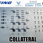 T-that's all folks! | COLLATERAL | image tagged in nb-52 mission marks 1997-2004,1999,mission accomplished,air force,gru,boeing | made w/ Imgflip meme maker