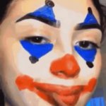 clown makeup GIF Template