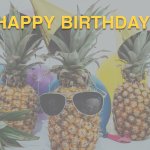 Birthday Pineapple