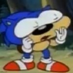 sonic huh? | image tagged in sonic huh | made w/ Imgflip meme maker