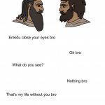 Gilgamesh and Enkidu meme