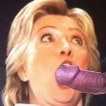 Hillary looks surprised