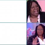 Hollywood hypocrite Whoopi Goldberg meme