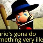 Mario's Gina do something very illegal