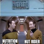 Nutrition doctor vs. nut rider