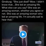 President Trump on Ruth Bader Ginsberg’s death