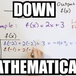 Down Mathematically