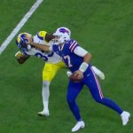 Josh Allen Stiff Arm