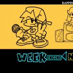 FNF engine week | RAPPING IN A FNF ENGINE??? ENGINE ENGINE | image tagged in fnf custom week | made w/ Imgflip meme maker