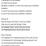 Kylie Minogue breathe lyrics