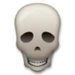 LG skull emoji meme
