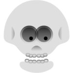 skype version of the skull emoji meme