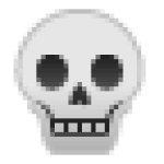 playstation skull emoji