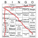 depression bingo 1 | image tagged in depression bingo 1 | made w/ Imgflip meme maker