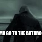 Guys gotta go to the bathroom brb | BRO IMMA GO TO THE BATHROOM BRB | image tagged in gifs,mgs | made w/ Imgflip video-to-gif maker