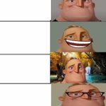 Mr Incredible Becoming Canny Mega Extended meme