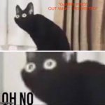 Gabriel (my friend) finds my twitter retweets | *GABRIEL FINDS OUT WHAT I RETWEETED* | image tagged in oh no cat meme | made w/ Imgflip meme maker