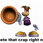 Rayman delet this template