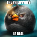 i wish it was fake | THE PHILIPPINES; IS REAL | image tagged in realistic bomb angry bird,terrorism,crabs,on god | made w/ Imgflip meme maker