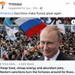 Western Sanctions made Russia great again