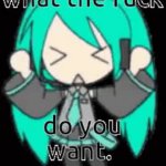 what the fuck do you want GIF Template