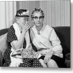 Old ladies gossiping