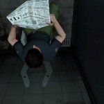 007 goldeneye n64 guy sitting on toilet newspaper