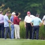 trump golf meeting treason