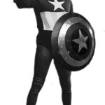 Old Timey Captain America with Transparency