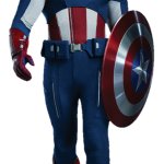 Captain America Avengers with transparency