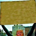 Trump holds sign