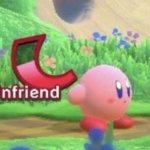 Kirby unfriends meme