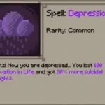 Spell: Depression