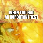 Chance At Redeeming Yourself | WHEN YOU FAIL AN IMPORTANT TEST; BUT LEARN YOU CAN RETAKE IT | image tagged in goku's dad | made w/ Imgflip meme maker