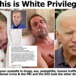 White Privilege meme