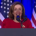 Nancy Pelosi Speaking template