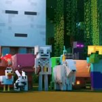 Minecraft Mobs Vibing GIF Template
