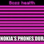 Ender Dragon Infinite Health | THIS IS NOKIA’S PHONES DURABILITY | image tagged in wonder dragon health health | made w/ Imgflip meme maker