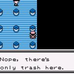 Trash Found at Pokémon Blue meme template