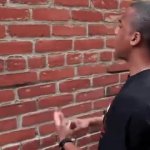 Guy talking to wall GIF Template