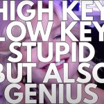 High key low key stupid but also genius