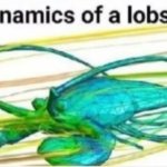 L O B S T E R | image tagged in aerodynamics of a lobster | made w/ Imgflip meme maker