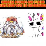 Daybreak chungus and Sylceon have found your sin unforgivable